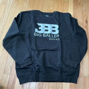 Men's Big Baller Brand Black Crewneck Sweatshirt